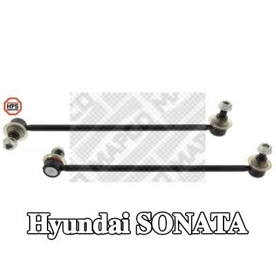 MAPCO طقم إصلاح وصلة قضيب مانع الانقلاب المحور الأمامي الأيسر, المحور الأمامي الأيمن — Hyundai Sonata