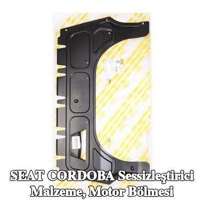 DPA Sessizleştirici malzeme, motor bölmesi — SEAT Cordoba