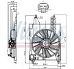 NISSENS Fan, radyatör 380mm, radyatör fan kapağı, direnç olmadan, kontrol ünitesi olmadan — Mercedes-Benz Citan (6)