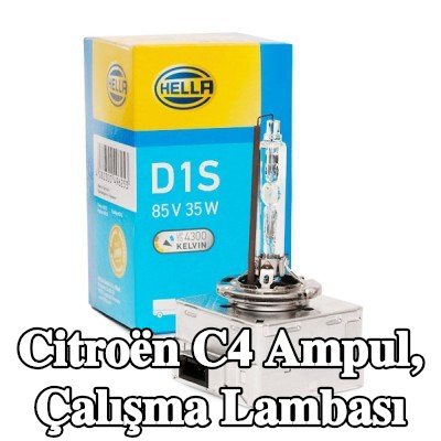 HELLA Ampul, çalışma lambası — Citroën C4