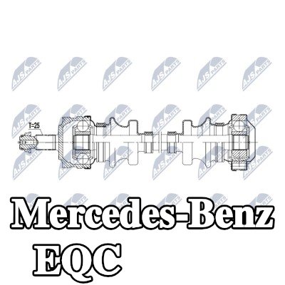 NTY عمود الدفع للمحور الخلفي الأيسر, المحور الخلفي الأيمن, 526mm — Mercedes-Benz Eqc