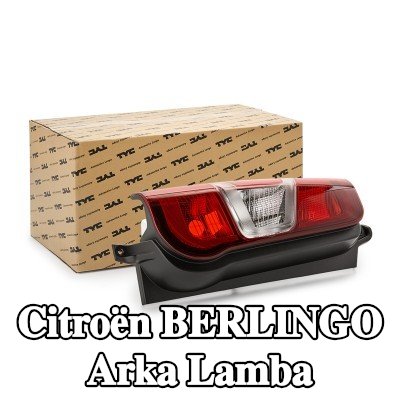 TYC Arka lamba Sol, ampul yuvası olmadan — Citroën Berlingo