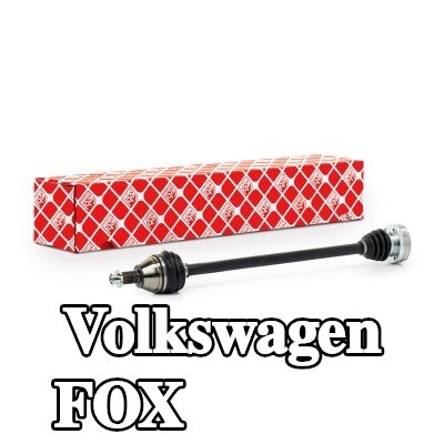 FEBI BILSTEIN عمود الدفع للمحور الأمامي الأيمن, مع برغي, مع شحم — Volkswagen Fox