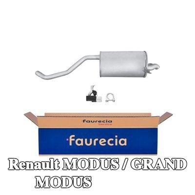 HELLA كاتم الصوت الخلفي الخلفي, مع قطع التركيب — Renault Modus / Grand Modus