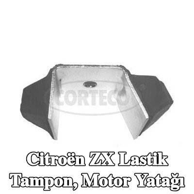 CORTECO Lastik tampon, motor montajı Sağ, Üst — Citroën Zx