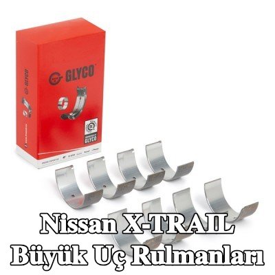 GLYCO Büyük Uç Yatakları Çelik tabanlı alüminyum alaşımı — Nissan X-trail