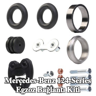 HJS Egzoz bağlantı kiti — Mercedes-Benz 124-Series