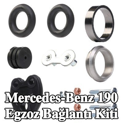 HJS Egzoz bağlantı kiti — Mercedes-Benz 190