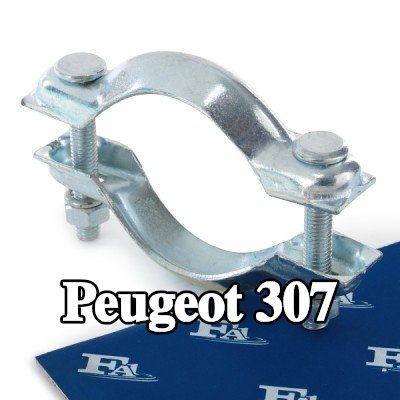 FA1 مجموعة المشابك، نظام العادم — 2000 Peugeot 307