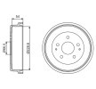 BOSCH Arka aks fren kampanası, 272mm — Toyota Rush (1)