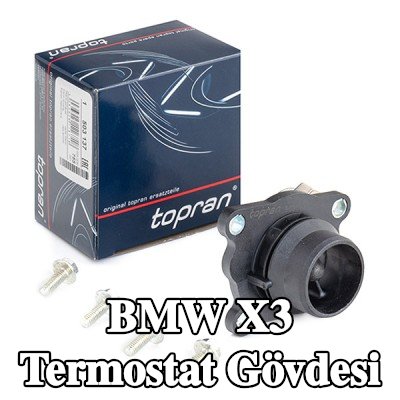 TOPRAN Conta/sızdırmazlık elemanı ile termostat muhafazası, cıvata/vida ile — 2008 BMW X3