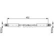 BOSCH Fren hortumu 452mm — Mercedes-Benz G-Class (1)