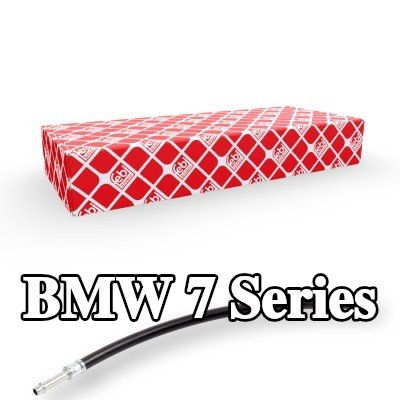 FEBI BILSTEIN خرطوم التوجيه المعزز من أنبوب التبريد إلى المضخة الهيدروليكية — 1994 BMW 7 Series