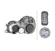 HELLA Far Sağ, H6W, H7/H7, PY21W, ampullü, far seviyeleme motorlu, Gösterge Rengi: şeffaf — Mercedes-Benz Clk (2)