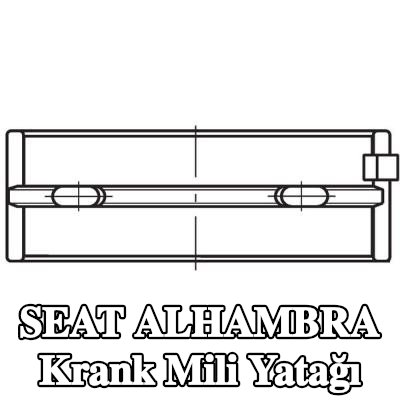 MAHLE Krank mili yatağı — 2012 SEAT Alhambra