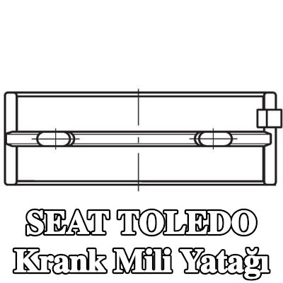 MAHLE Krank mili yatağı — 2008 SEAT Toledo
