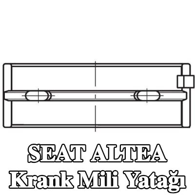 MAHLE Krank mili yatağı — SEAT Altea
