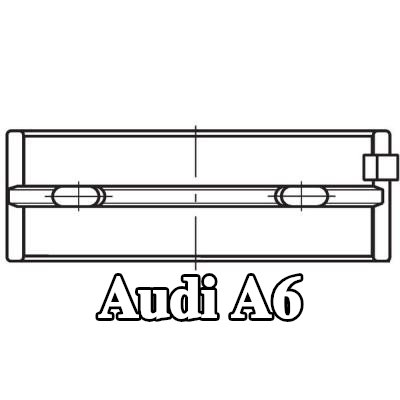 MAHLE محمل العمود المرفقي — Audi A6