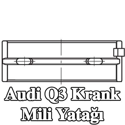MAHLE Krank mili yatağı — 2012 Audi Q3