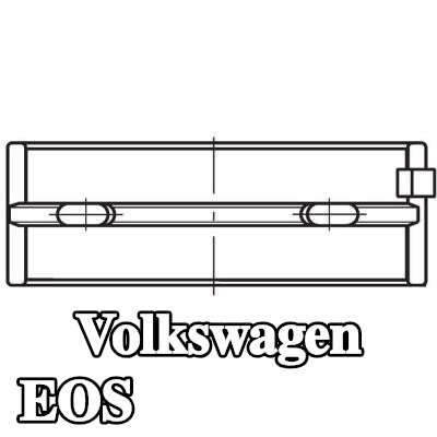 MAHLE محمل العمود المرفقي — Volkswagen Eos
