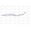 WALKER Orta susturucu 1400mm, montaj parçaları olmadan — Volkswagen Fox (7)