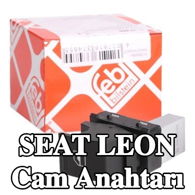 FEBI BILSTEIN Sol arka cam anahtarı, Yolcu Tarafı, Sağ Arka — 2012 SEAT Leon