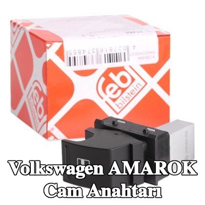 FEBI BILSTEIN Sol arka cam anahtarı, Yolcu Tarafı, Sağ Arka — Volkswagen Amarok