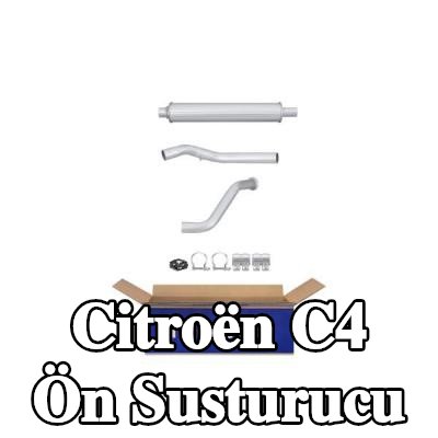 HELLA Ön susturucu Ön, montaj parçaları ile — 2004 Citroën C4