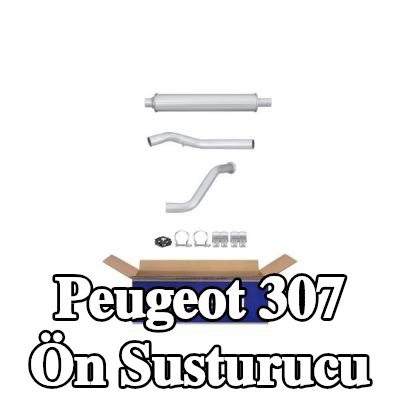 HELLA Ön susturucu Ön, montaj parçaları ile — Peugeot 307