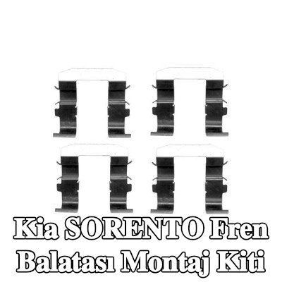 BOSCH Fren balatası montaj kiti — 2002 Kia Sorento