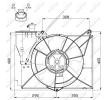 NRF Fan, radyatör 330mm, radyatör fan kapağı — 2004 Toyota Avensis (3)