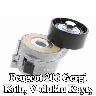 VAICO Gergi kolu, V-kayışı Orijinal VAICO Kalitesi — Peugeot 206
