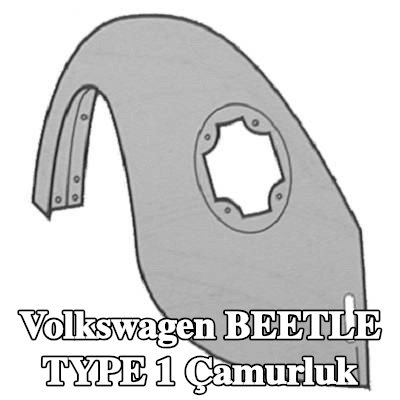 DIEDERICHS Çamurluk Sol Arka — Volkswagen Beetle Type 1
