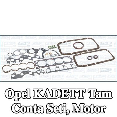 AJUSA Tam Conta Seti, silindir kapağı contalı motor, valf gövdesi contalı, FIBERMAX — Opel Kadett