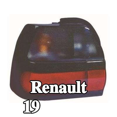 ABAKUS المصباح الخلفي الأيمن, بدون لمبة, بدون حامل لمبة — 1997 Renault 19
