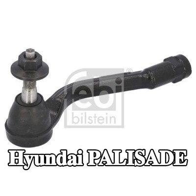 FEBI BILSTEIN طرف قضيب التوجيه للمحور الأمامي الأيسر, 186mm, مع صامولة قفل — Hyundai Palisade