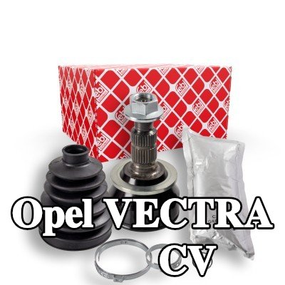 FEBI BILSTEIN طقم مفصل CV المحور الأمامي الأيسر, المحور الأمامي الأيمن, جانب العجلة, مع صمولة, مع شحم — Opel Vectra