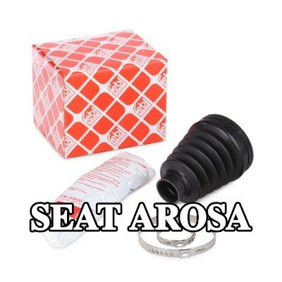 FEBI BILSTEIN طقم غطاء مفصل CV, عمود الإدارة المحور الأمامي, البلاستيك الحراري — SEAT Arosa