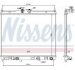 NISSENS Kapaksız motor radyatörü, genişletme deposu olmadan, yağ soğutuculu, contasız/sızdırmazlık elemanı olmadan — 2012 Nissan Nv200 (6)