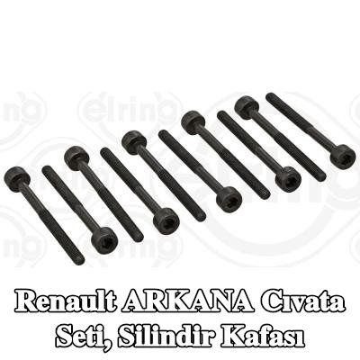 ELRING Cıvata Kiti, silindir kafası M10x1, 5x120 — 2020 Renault Arkana