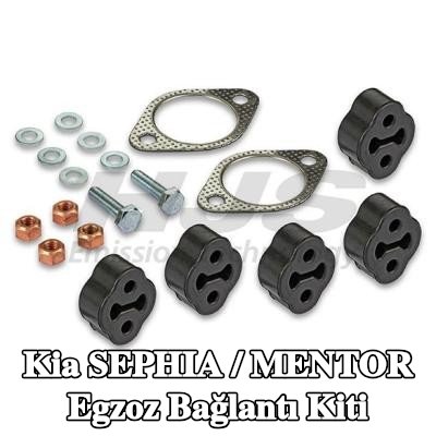 HJS Egzoz bağlantı kiti — Kia Sephia / Mentor