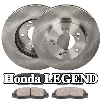 RIDEX مجموعة أقراص الفرامل والوسادات للمحور الأمامي, مزود بفتحات تهوية داخلية — Honda Legend