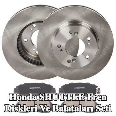 RIDEX Fren diskleri ve balataları seti Ön Aks, içten havalandırmalı — 1995 Honda Shuttle