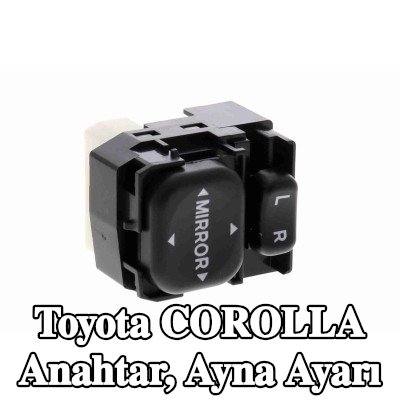 VEMO Anahtar, ayna ayarı Sürücü tarafı — Toyota Corolla
