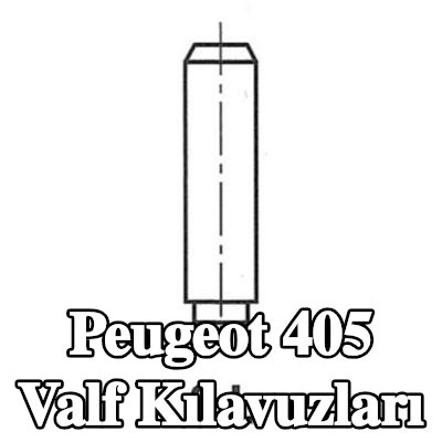 FRECCIA Valf Kılavuzları — Peugeot 405