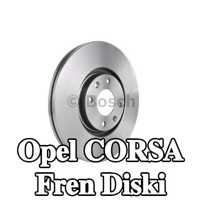 BOSCH Fren diski Dış Çap: 302mm, Havalandırmalı, Yağlanmış, cıvata/vida ile — Opel Corsa