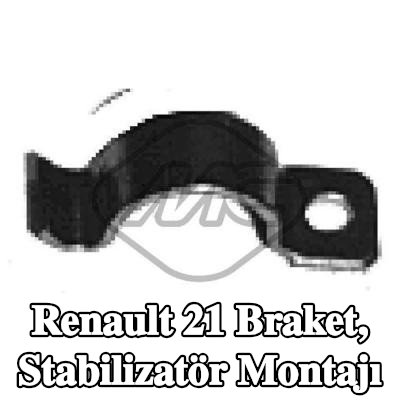 Metalcaucho Braket, stabilizatör montajı — Renault 21