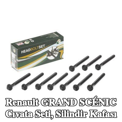 BGA Cıvata Kiti, silindir kafası M11 — Renault Grand Scénic