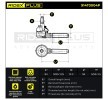 RIDEX PLUS Rot kolu ucu Ön aks her iki taraf, 94mm — Renault Twizy (7)