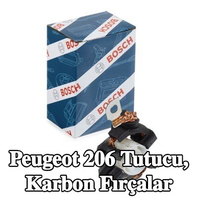 BOSCH Tutucu, karbon fırçalar — 2000 Peugeot 206